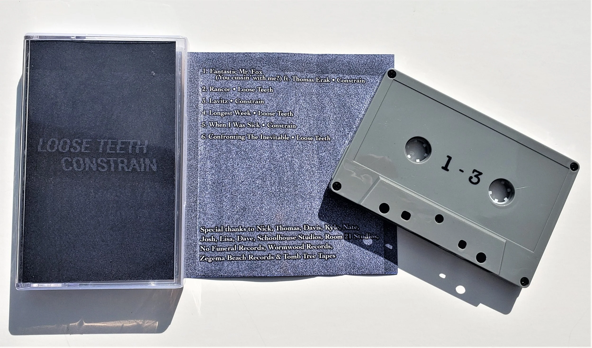 CONSTRAIN + LOOSE TEETH - Split (cassette) — Zegema Beach